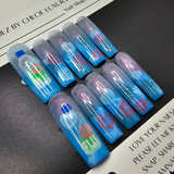 Ocean Apex - Krocaine-Style Airbrushed Killer Whale Press-On Nails (Medium Square) | Glam Nailz By Chloe