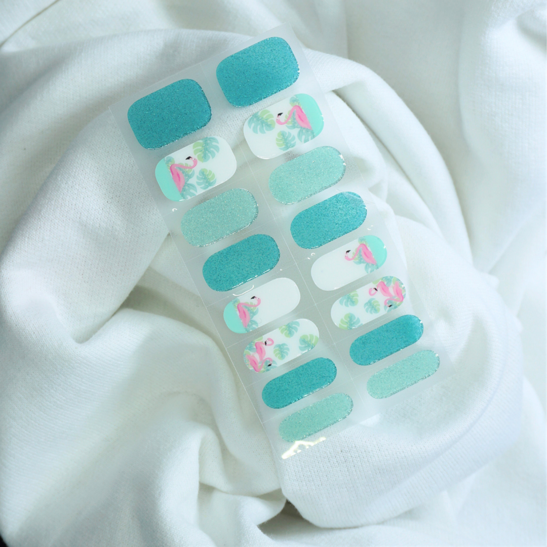 Semi-Cured Gel Nail Wraps | UV LED Nail Strips | Salon Nails at Home | Choose Your Color