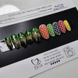 Pharrell Fashion Show Camo Press-On Nails (Medium, Oval) – Ready to Ship & One of a Kind