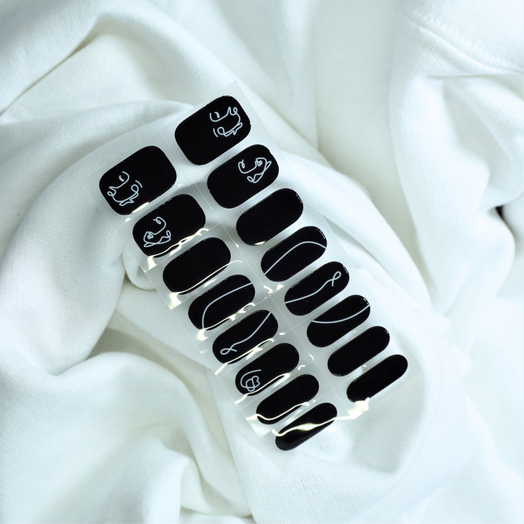 Semi-Cured Gel Nail Wraps | UV LED Nail Strips | Salon Nails at Home | Choose Your Color