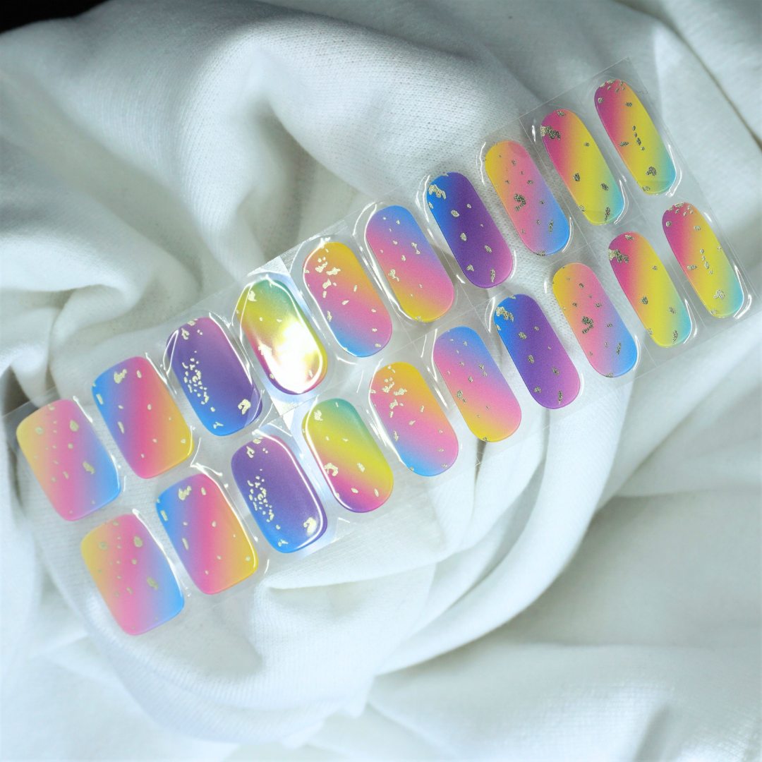 Semi-Cured Gel Nail Wraps | UV LED Nail Strips | Salon Nails at Home | Choose Your Color