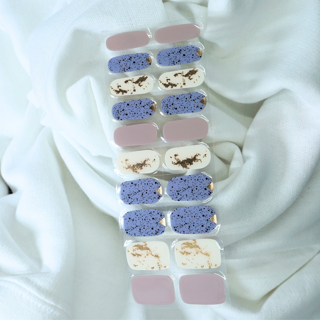 Semi-Cured Gel Nail Wraps | UV LED Nail Strips | Salon Nails at Home | Choose Your Color