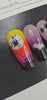 Haunted Nights - Spooky Halloween Airbrushed Press-On Nails (Medium Ballerina) | Glam Nailz By Chloe