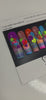 Rainbow Rave XL Square Press-On Nails | 3D Buttons & Cabochons | Medium Length