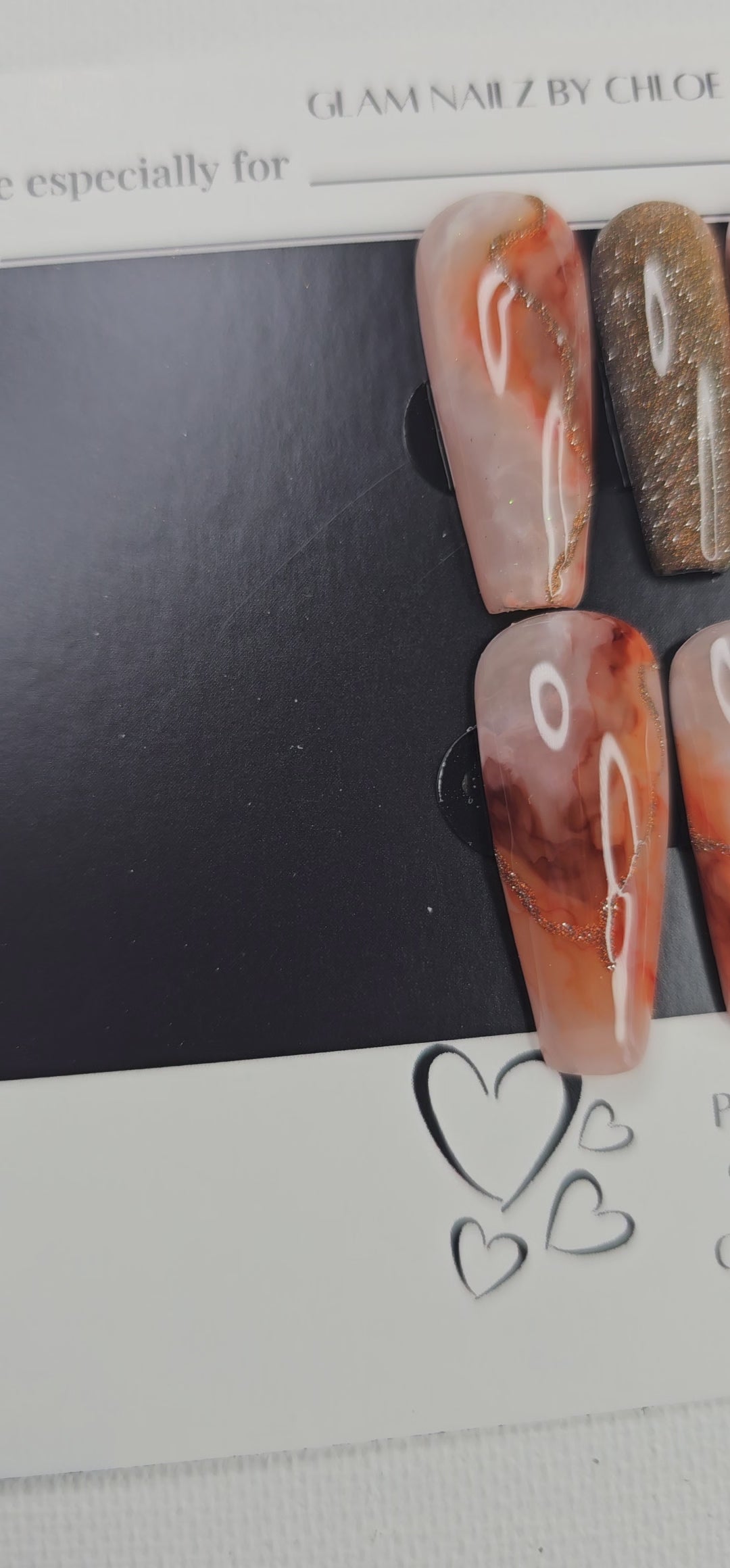 Medium Ballerina Long Marble Cateye Set