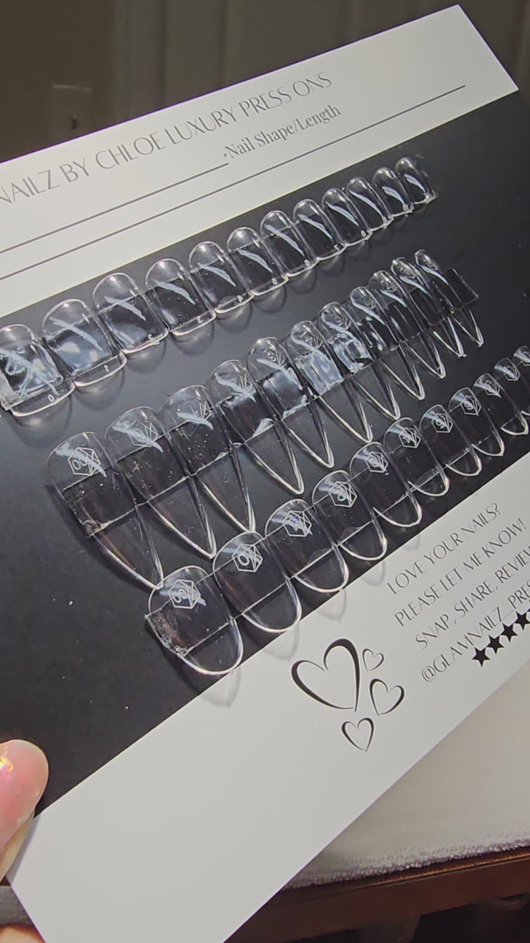 Press On Nail Sizing Bundle