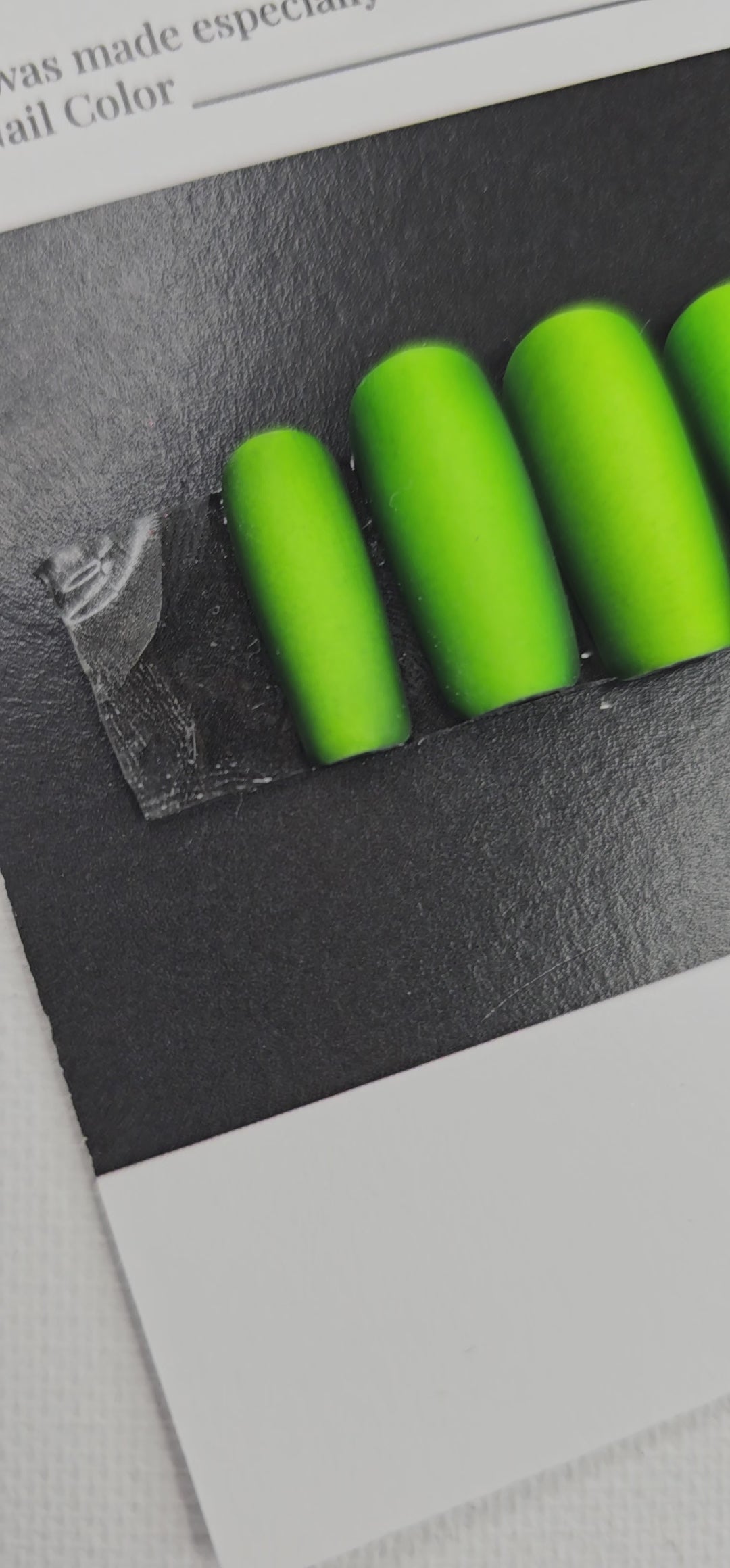 Neon Surge - Airbrushed Green Ombre Press-On Nails (Medium Square) | Glam Nailz By Chloe