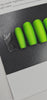 Neon Surge - Airbrushed Green Ombre Press-On Nails (Medium Square) | Glam Nailz By Chloe