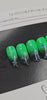 Electric Edge - Lipstick Press-On Nails with Neon Ombre & Barbed Wire (Medium) | Glam Nailz By Chloe