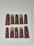 Luxury Level" Designer Monogram Press On Nails | XL Duck