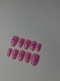 Star Girl" Aura Airbrush Press On Nails | Après Medium Round